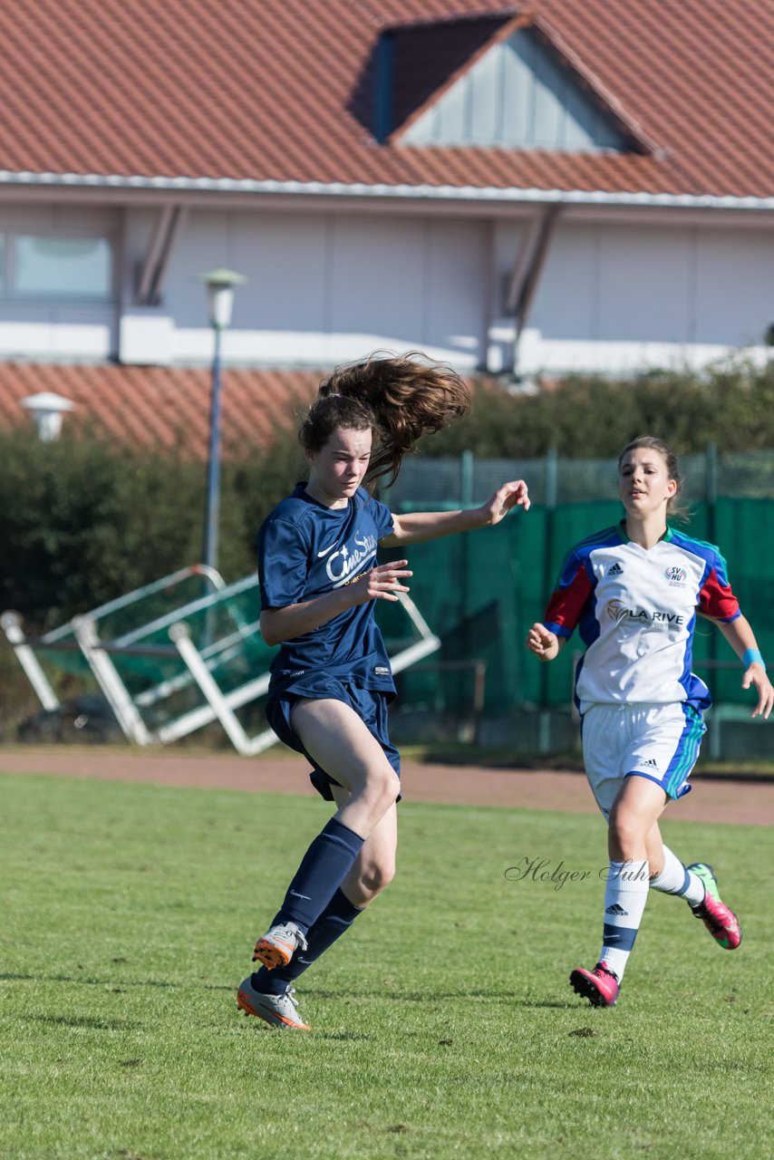 Bild 291 - B-Juniorinnen Krummesser SV - SV Henstedt Ulzburg : Ergebnis: 0:3